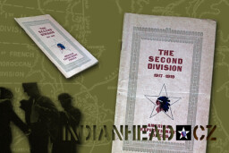 INDIANHEAD.CZ IM40006 US 2ID WWI BOOKLET THE SECOND DIVISION 1917-1919 AMERICAN EXPEDITIONARY FORCES RHEIN-U WIED-DRUCKEREI G.M.B.H. NEUWIED AM RHEIN